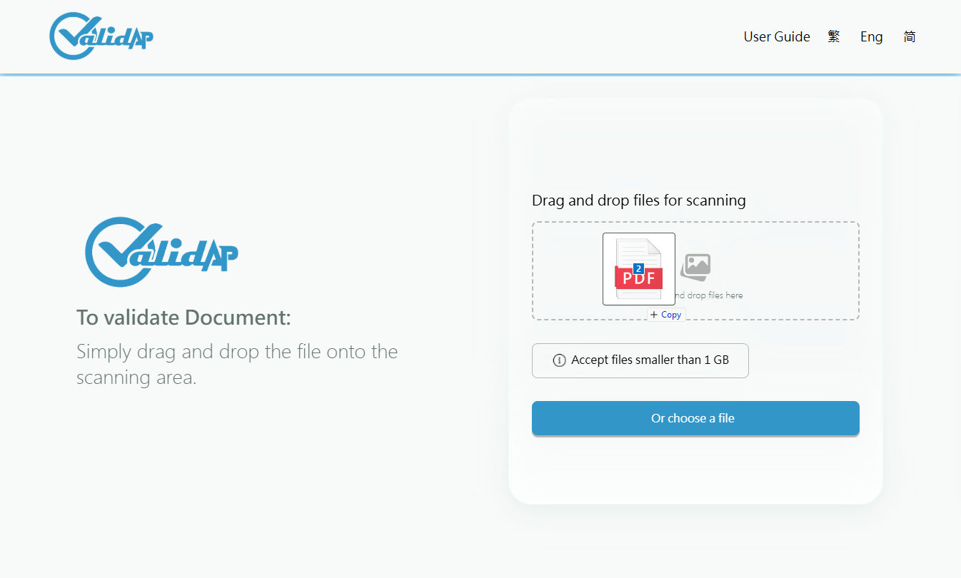 Drag and Drop Document
